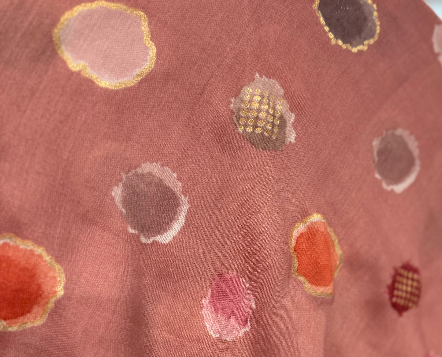 Square Scarf - Pink Dots