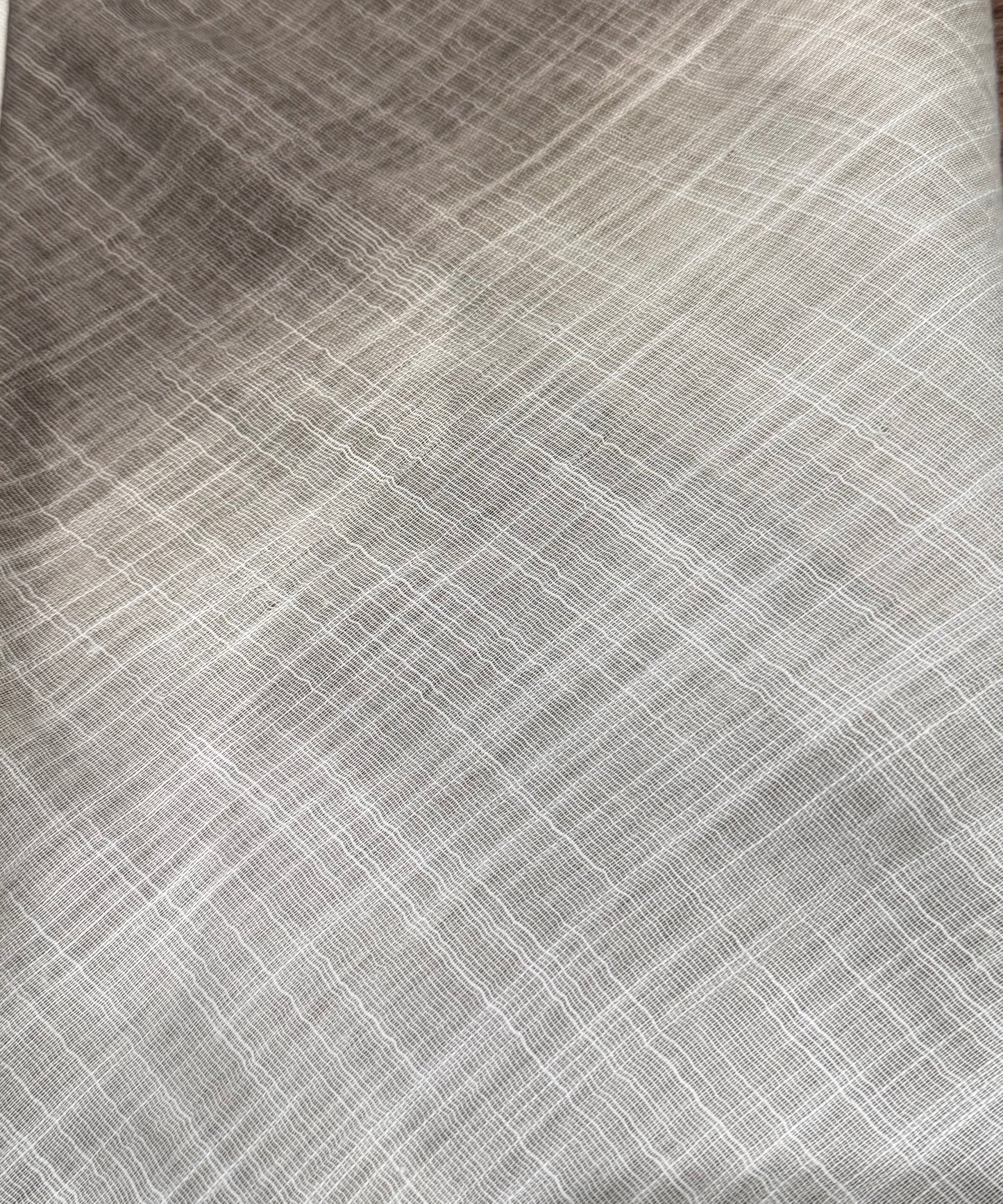 Square Tichel - Dark Brown and Cream Ombre Solid