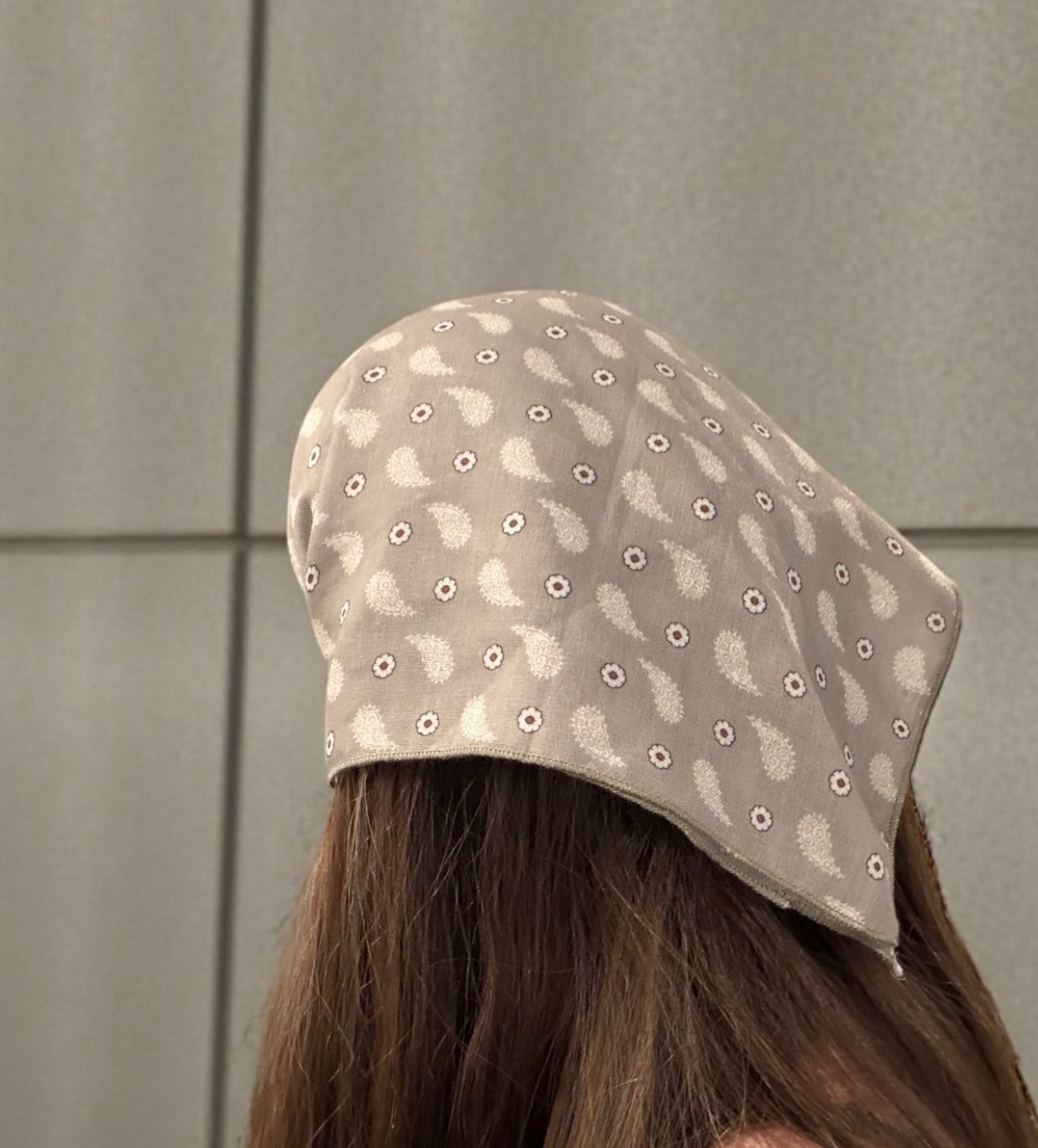 Tan Paisley Bandana