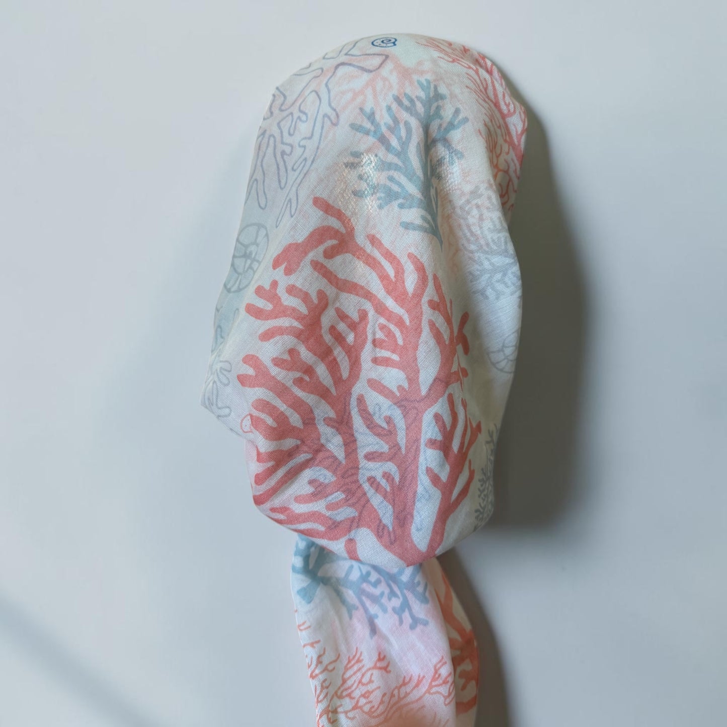 Square Tichel - Coral