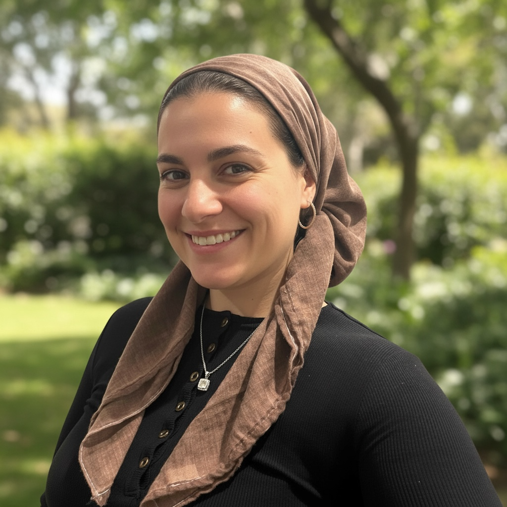 Square Tichel - Antique Brick