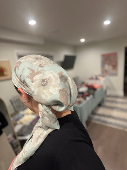 Square Tichel - Antique Brick