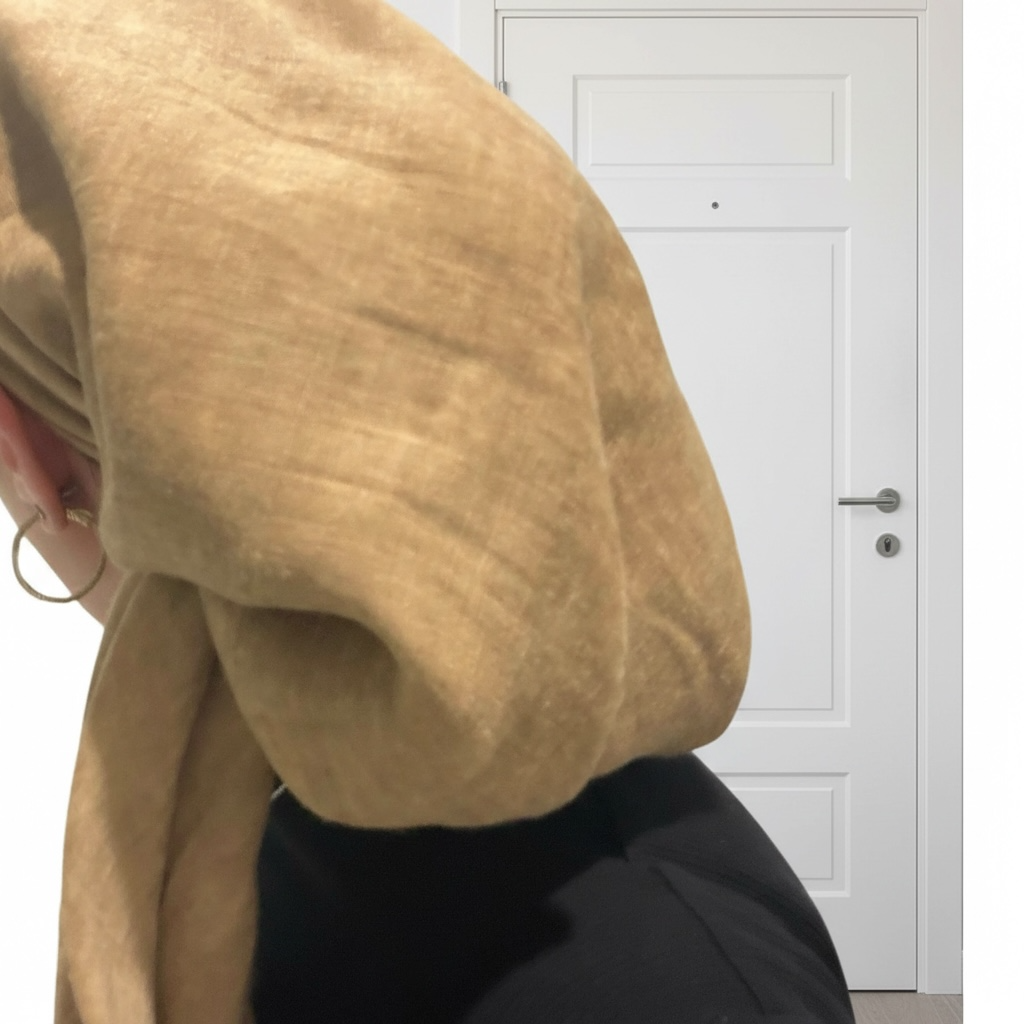 Square Tichel - Antique Oat