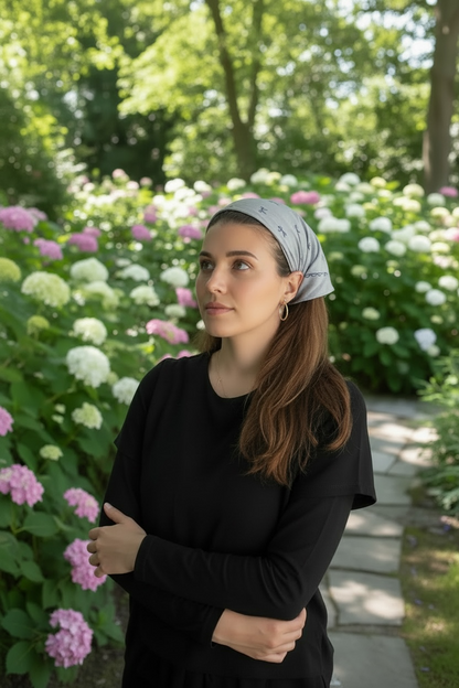 Blue Bow Bandana
