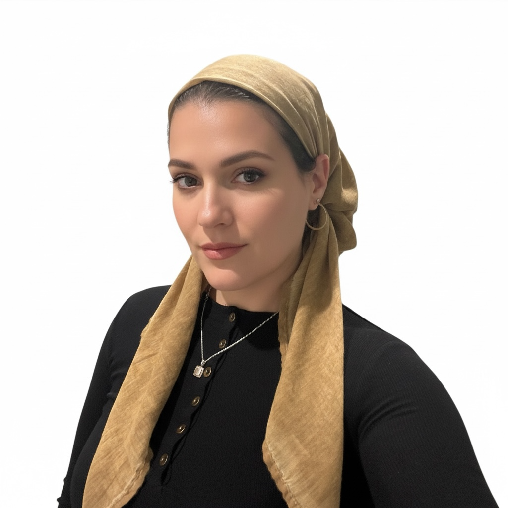 Square Tichel - Antique Oat