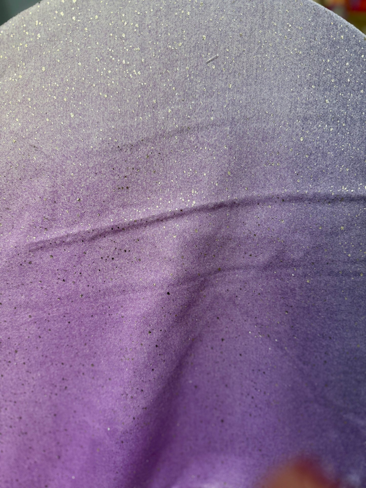 Square Tichel - Sparkling Purple Ombre