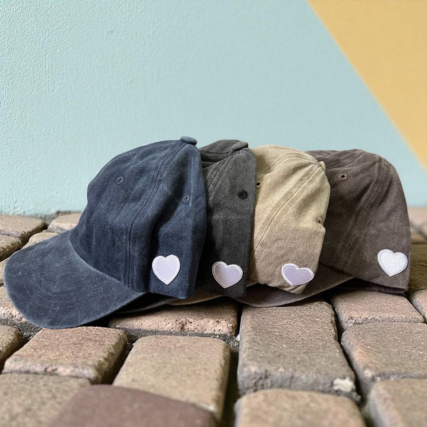 Denim wash Caps (hidden adjustable strap) Multiple Colors