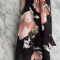 Square Scarf - Rebecca, soft pink floral