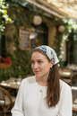 Blue Toile Bandana