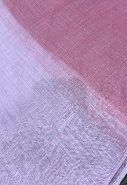 Square Tichel - Strawberry Pink Ombre Solid