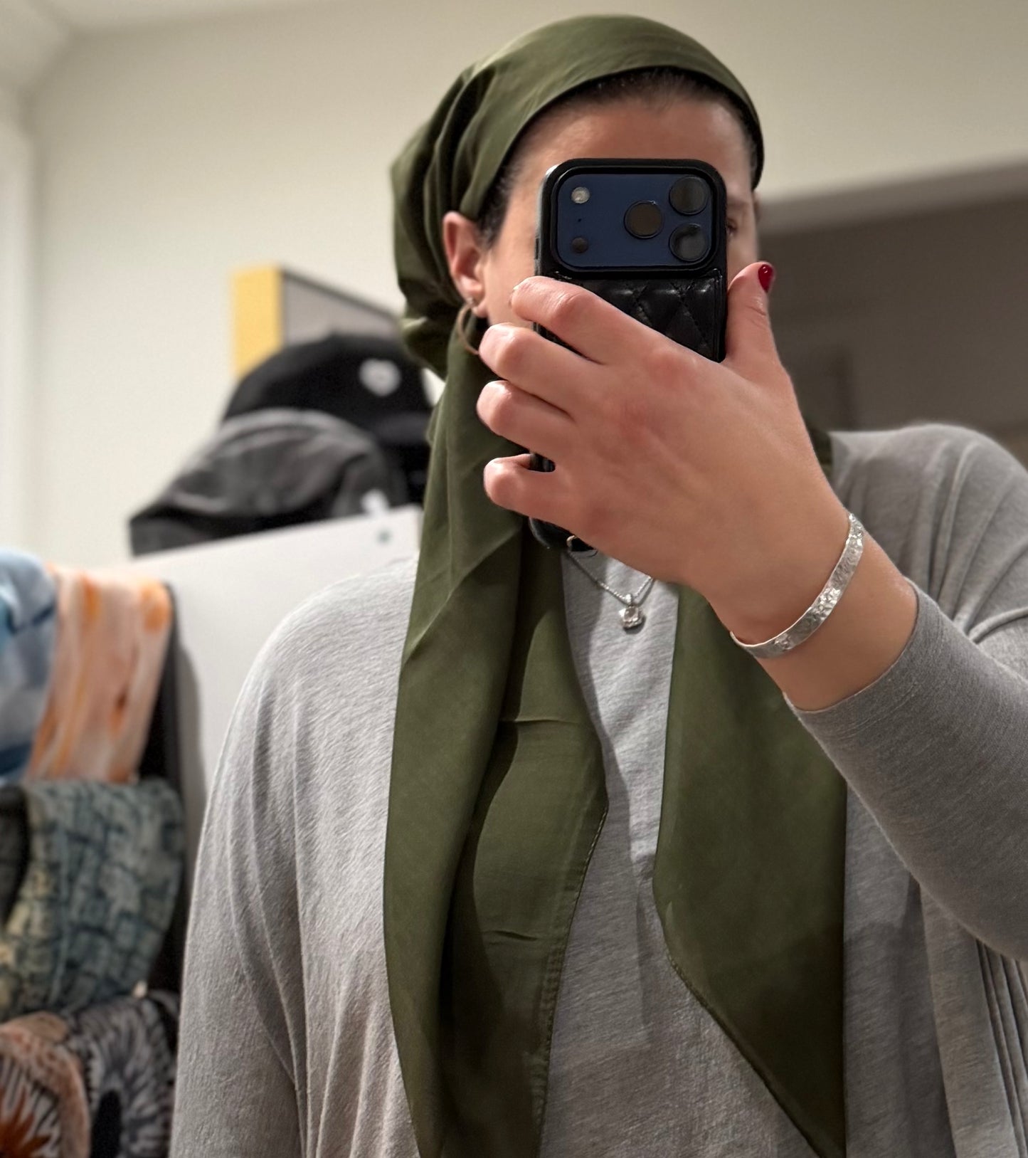 Pretied - Army Green Solid