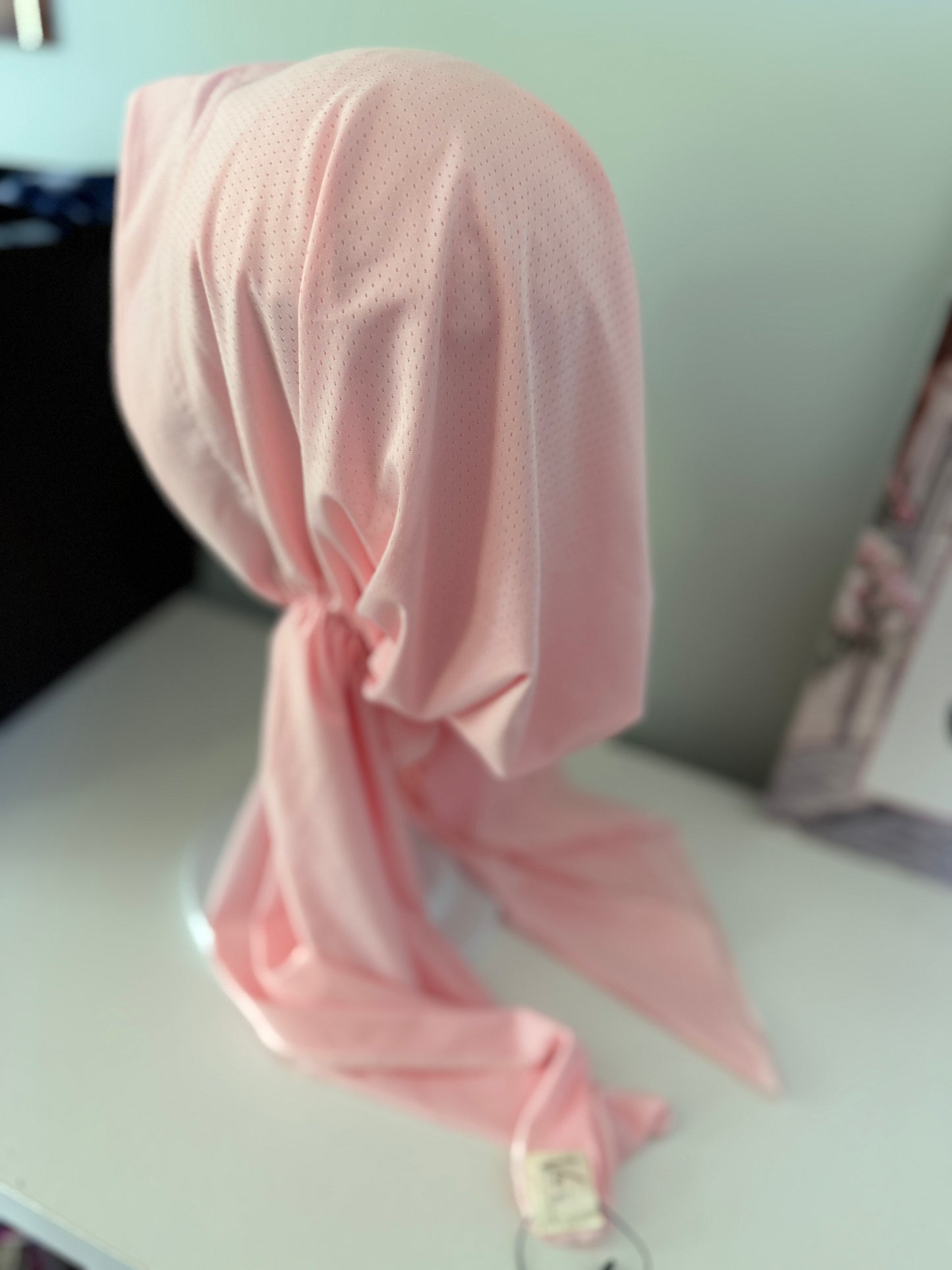 Pretied Tichel - Dry fit Pink