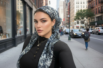 Square Tichel - Lady Petals