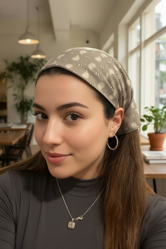 Tan Paisley Bandana