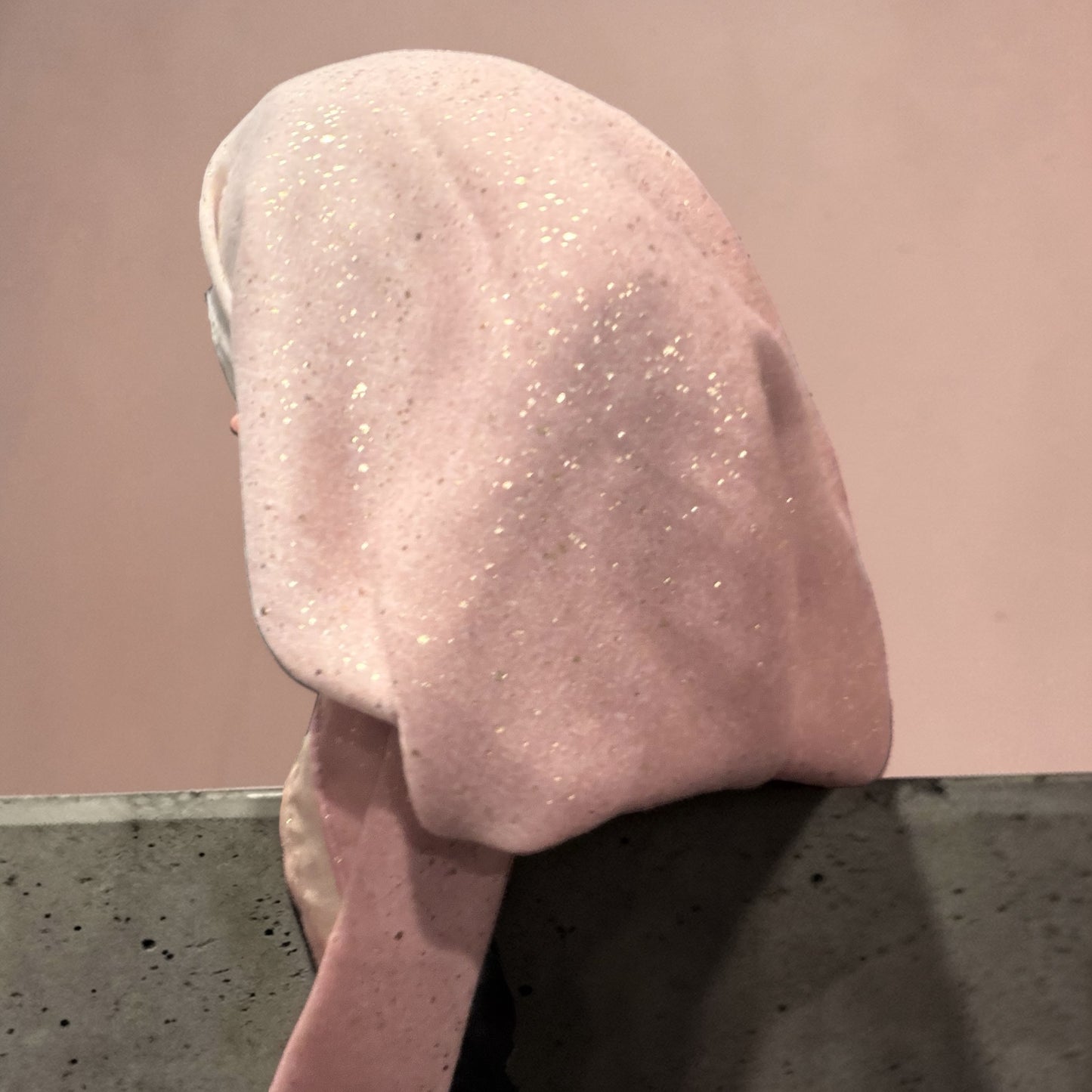Square Tichel - Sparkling Pink Ombre