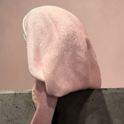 Square Tichel - Sparkling Pink Ombre