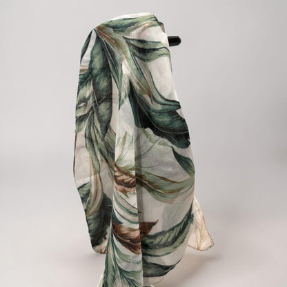 Square Tichel - Palm Leaves