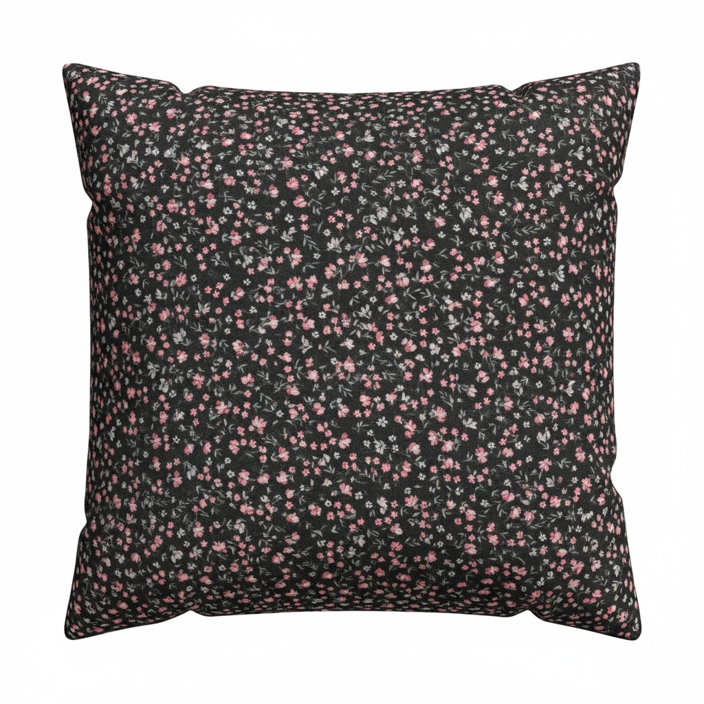 Black & Floral Bandana