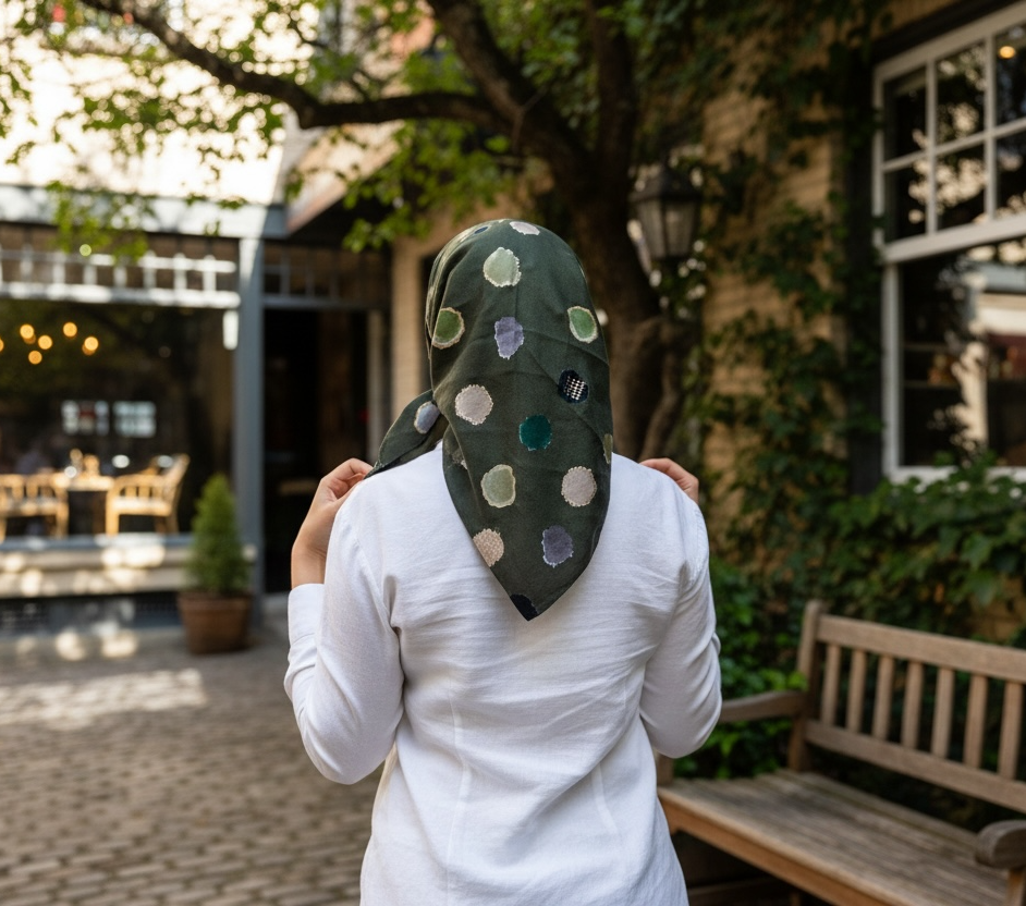 Square - Green Dots