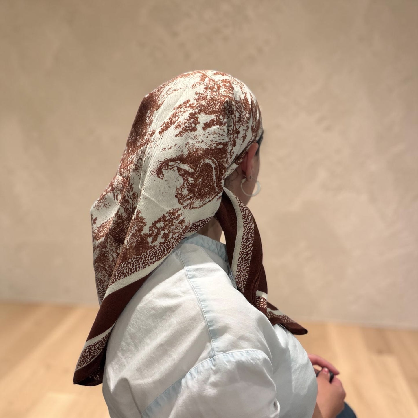 Square - Brown Toile Sauvage