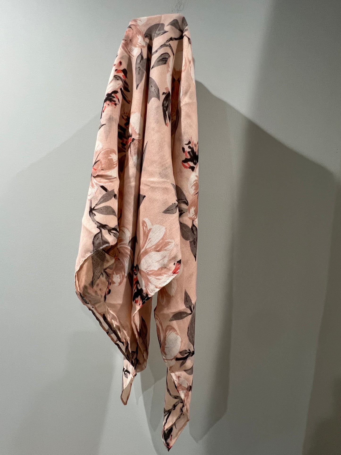 Square Scarf - Vered, pink on pink